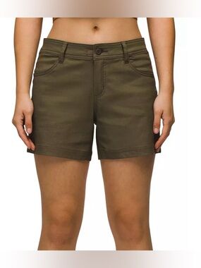 prAna Halle Short II. Green. Size 14